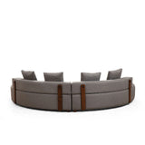 Gondol Panoramasofa in Grau, 360x105 cm von Atelier Del Sofa – Bild 4