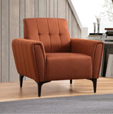 Hamlet 1-Sitzer Sofa in Ziegelrot, 95x90 cm von Atelier Del Sofa – Bild 1