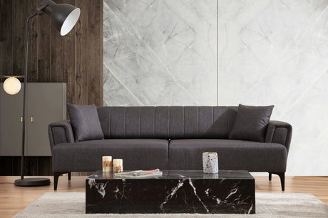 Hamlet 3-Sitzer Schlafsofa in Dunkelgrau, 230x95 cm von Atelier Del Sofa – Bild 1