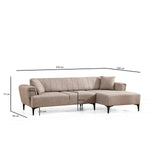 Hamlet Corner Sofa Bed, Right Side, 270x140 cm