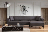 Hamlet Eckschlafsofa, Rechte Seite, in Dunkelgrau, 270x140 cm von Atelier Del Sofa – Bild 2