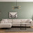 Jivago Ecksofa, Linke Seite, in Beige, 308x198 cm von Atelier Del Sofa – Bild 1