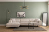 Jivago Ecksofa, Linke Seite, in Beige, 308x198 cm von Atelier Del Sofa – Bild 1