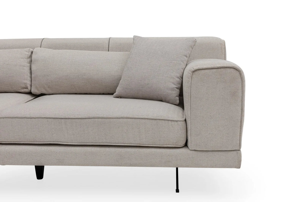 Jivago Ecksofa, Linke Seite, in Beige, 308x198 cm von Atelier Del Sofa – Bild 12