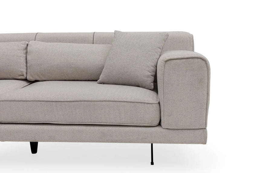 Jivago Ecksofa, Linke Seite, in Beige, 308x198 cm von Atelier Del Sofa – Bild 12