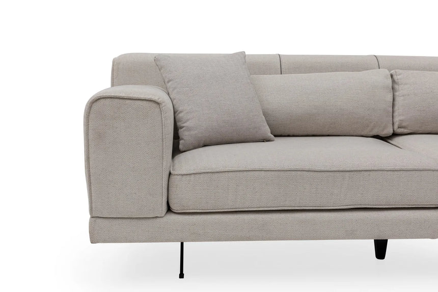 Jivago Ecksofa, Rechte Seite, in Beige, 308x198 cm von Atelier Del Sofa – Bild 12