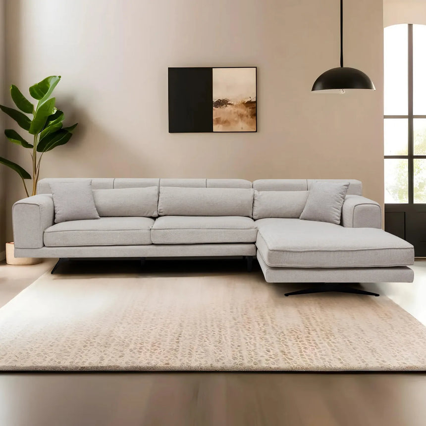 Jivago Ecksofa, Rechte Seite, in Beige, 308x198 cm von Atelier Del Sofa – Bild 7