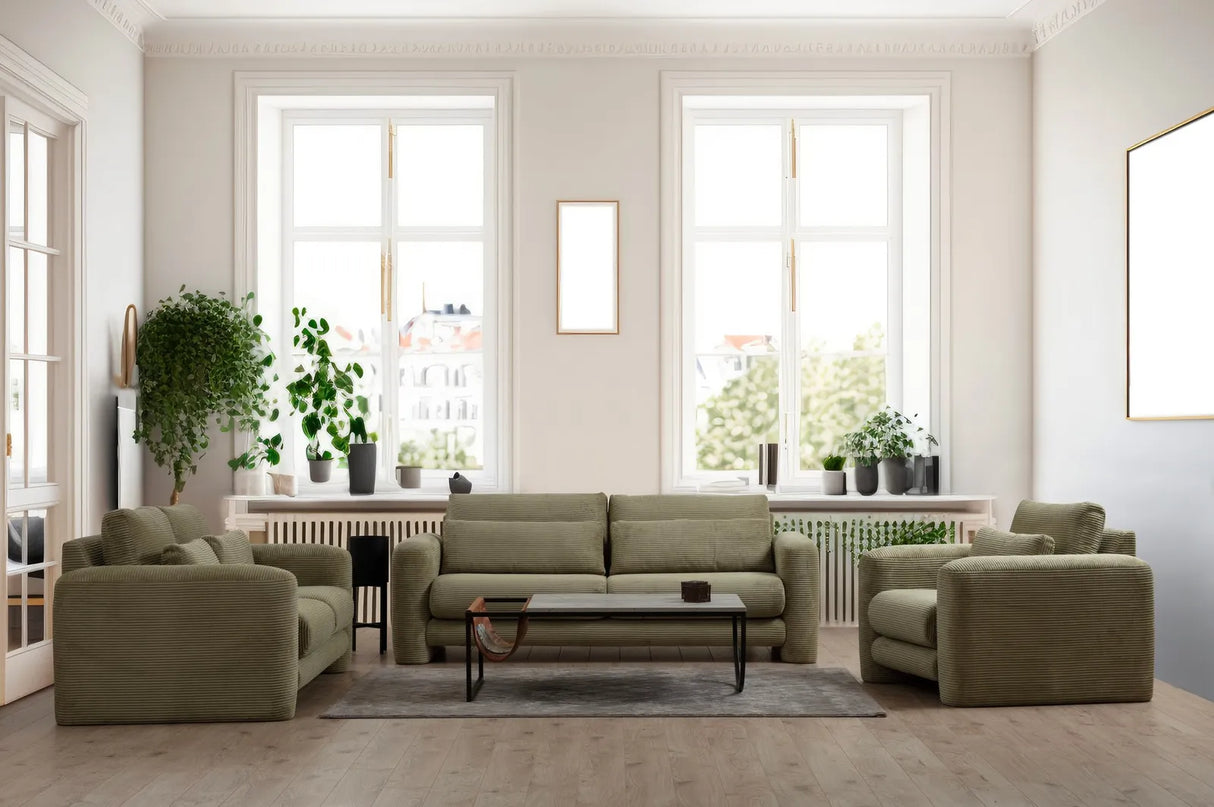 Lily 3-Sitzer Sofa in Grün, 215x97 cm von Atelier Del Sofa – Bild 2