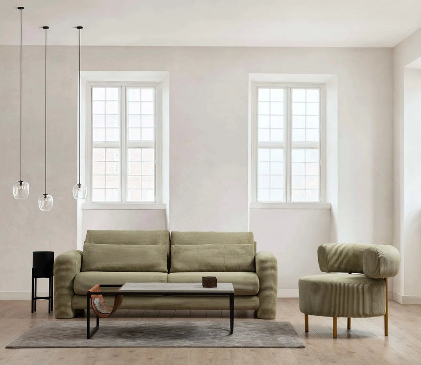 Lily 3-Sitzer Sofa in Grün, 215x97 cm von Atelier Del Sofa – Bild 4