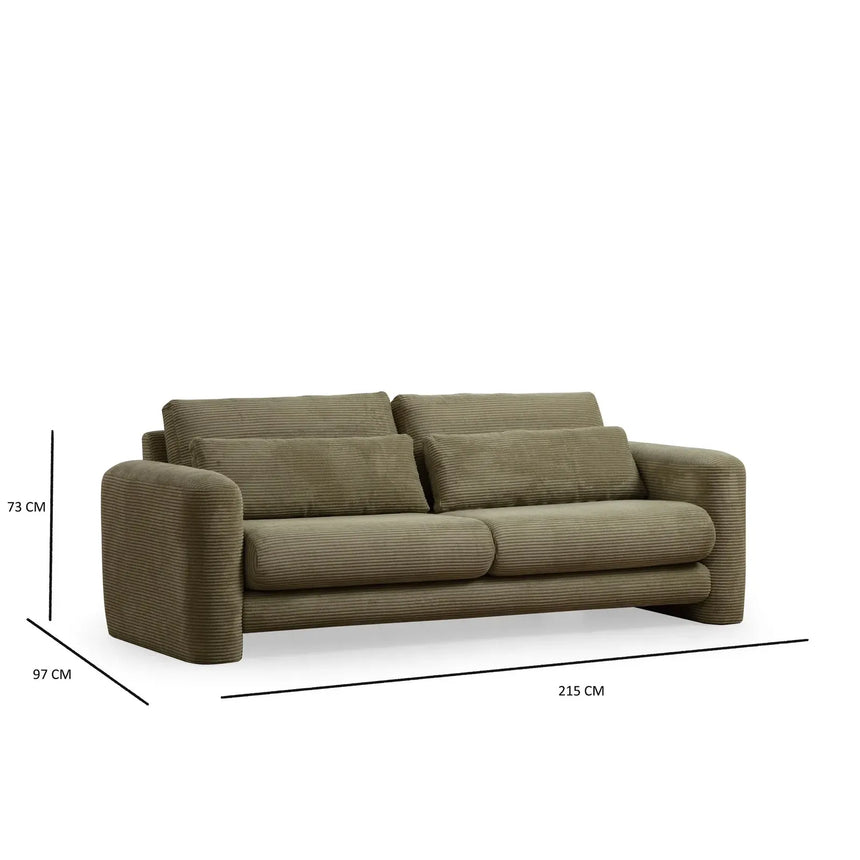 Lily 2-Sitzer Sofa, 180x97 cm - ZEN ZONE Furniture