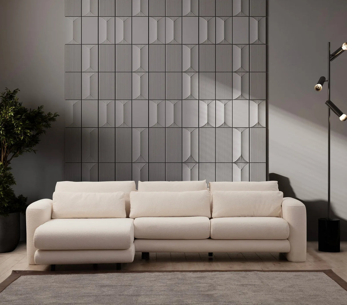 Lily Ecksofa, Linke Seite, 290x165 cm von Atelier Del Sofa – Bild 2