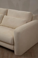 Lily Ecksofa, Linke Seite, in Beige, 290x165 cm von Atelier Del Sofa – Bild 3