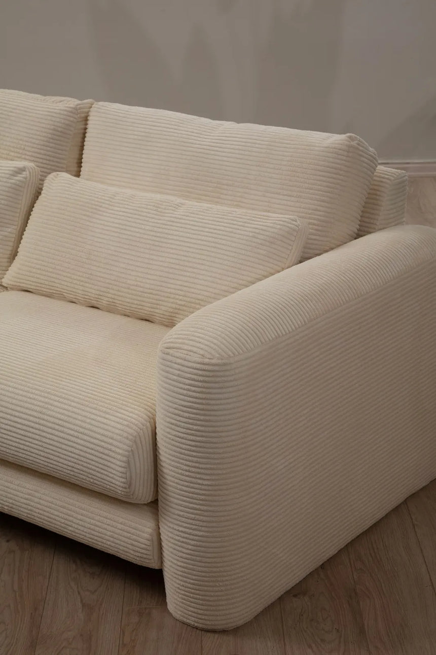 Lily Ecksofa, Linke Seite, in Beige, 290x165 cm von Atelier Del Sofa – Bild 3