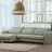 Lily Ecksofa, Linke Seite, in Grün, 290x165 cm von Atelier Del Sofa – Bild 1