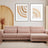 Lily Ecksofa, Linke Seite, in Rosa, 290x165 cm von Atelier Del Sofa – Bild 1