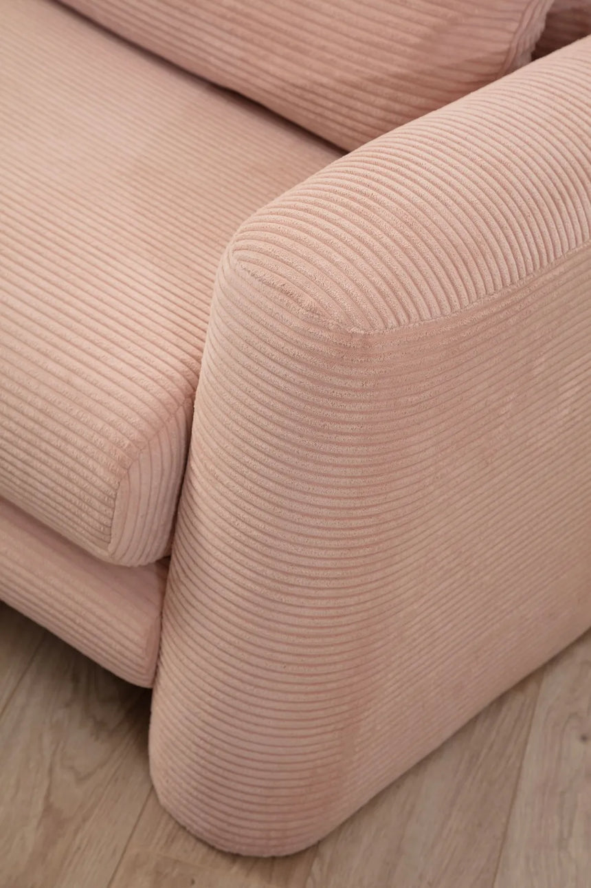 Lily Ecksofa, Linke Seite, in Rosa, 290x165 cm von Atelier Del Sofa – Bild 3