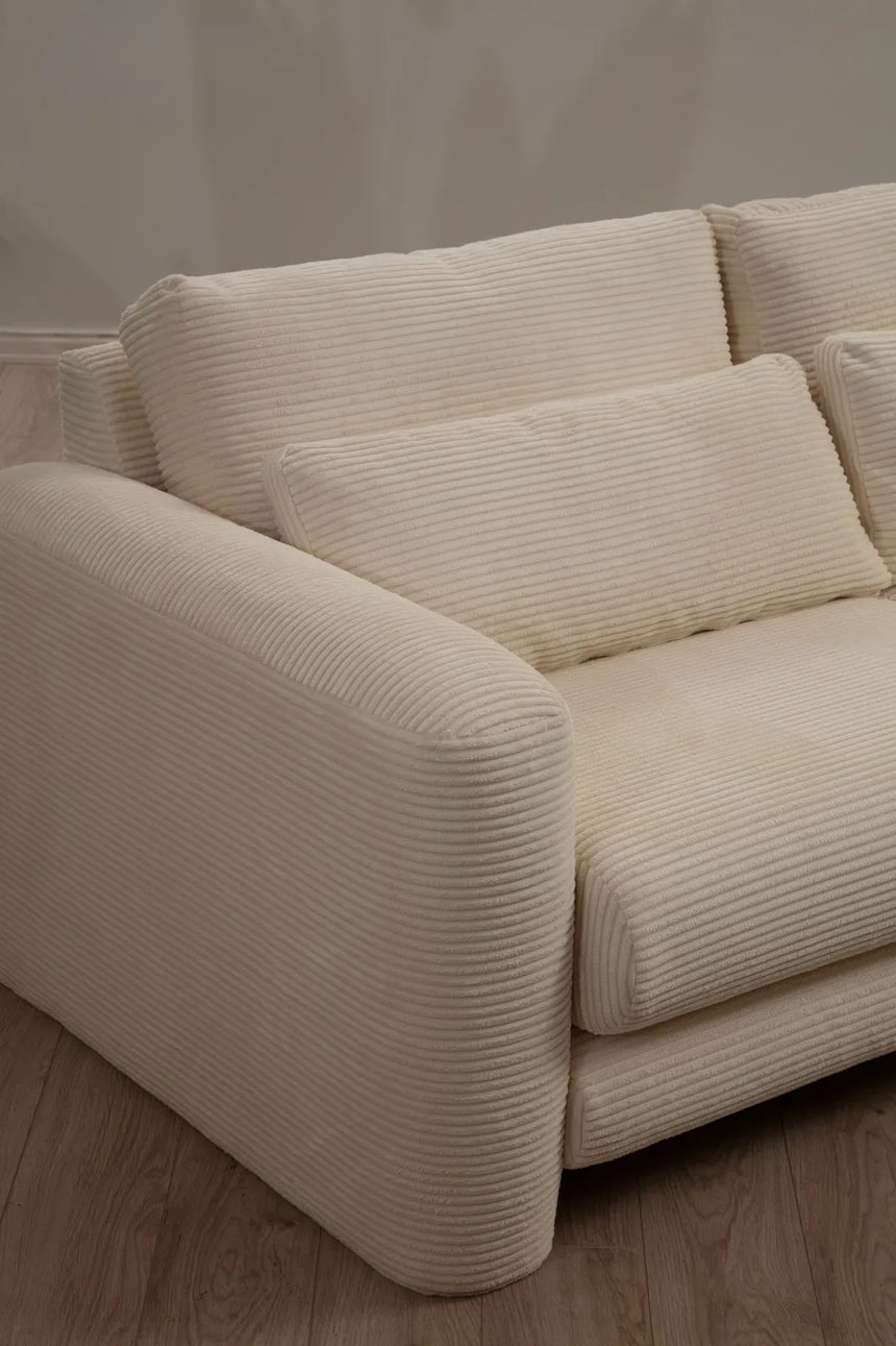 Lily Ecksofa, Rechte Seite, in Beige, 290x165 cm von Atelier Del Sofa – Bild 3