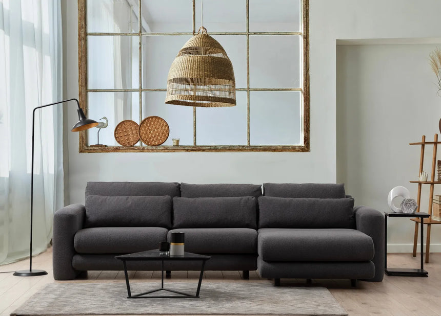Lily Ecksofa, Rechte Seite, in Grau, 290x165 cm von Atelier Del Sofa – Bild 1