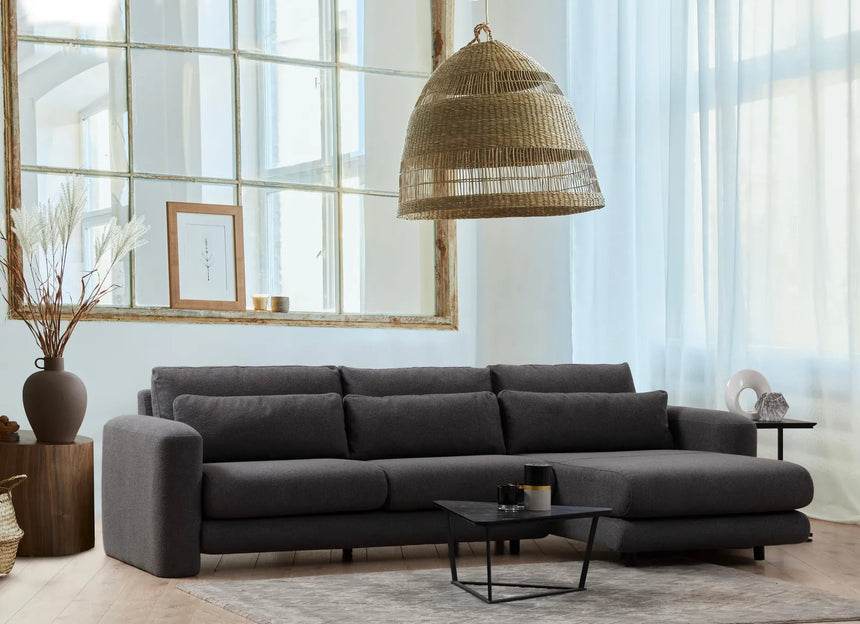 Lily Ecksofa, Rechte Seite, in Grau, 290x165 cm von Atelier Del Sofa – Bild 2