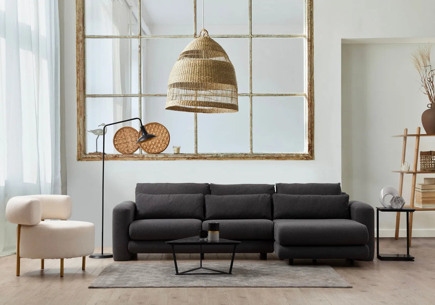 Lily Ecksofa, Rechte Seite, in Grau, 290x165 cm von Atelier Del Sofa – Bild 3