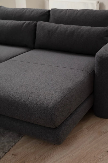 Lily Ecksofa, Rechte Seite, in Grau, 290x165 cm von Atelier Del Sofa – Bild 6