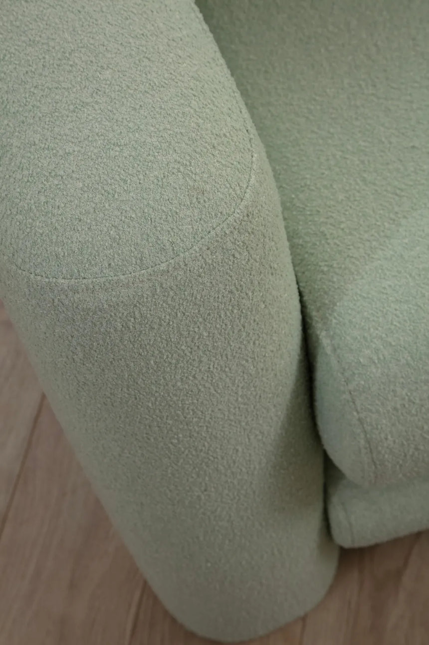 Lily Ecksofa, Rechte Seite, in Grün, 290x165 cm von Atelier Del Sofa – Bild 4