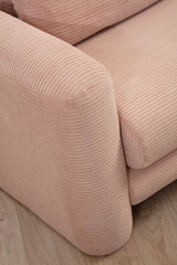 Lily Ecksofa, Rechte Seite, in Rosa, 290x165 cm von Atelier Del Sofa – Bild 3