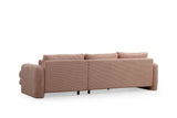 Lily Ecksofa, Rechte Seite, in Rosa, 290x165 cm von Atelier Del Sofa – Bild 6