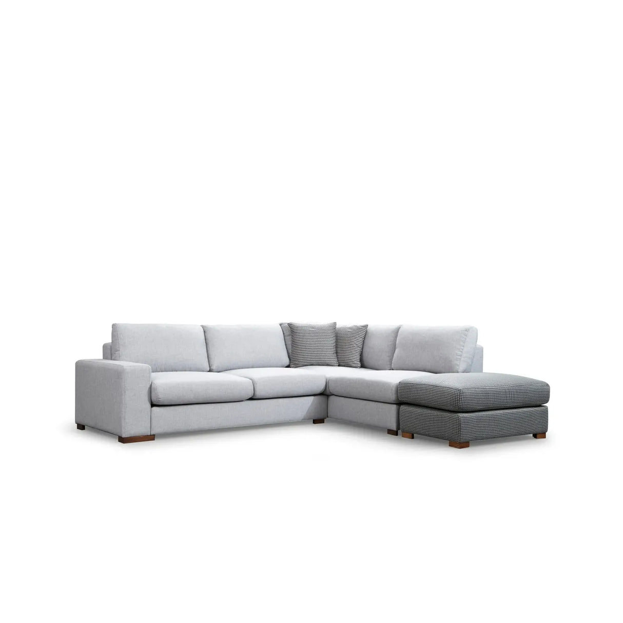 Loop Ecksofa in Grau und Hellgrau, 266x246 cm - ZEN ZONE Furniture