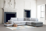 Loop Ecksofa, Kurze Seite Rechts, in Grau und Hellgrau, 308x246 cm von Atelier Del Sofa – Bild 1