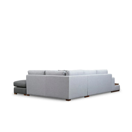 Loop Ecksofa in Grau und Hellgrau, 308x246 cm - ZEN ZONE Furniture