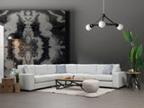 Loop Ecksofa, Kurze Seite Rechts, in Weiß, 323x282 cm von Atelier Del Sofa – Bild 1