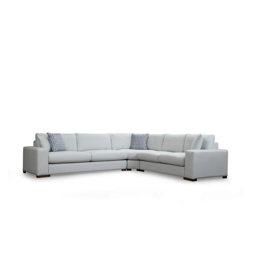 Loop Ecksofa in Weiß, 323x282 cm - ZEN ZONE Furniture