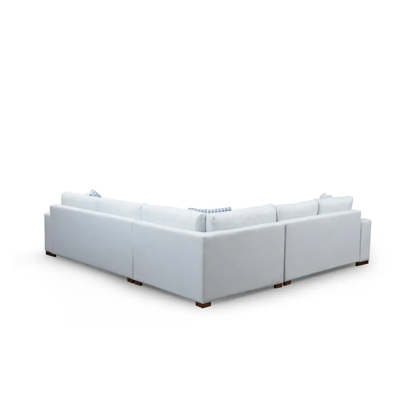 Loop Ecksofa in Weiß, 323x282 cm - ZEN ZONE Furniture