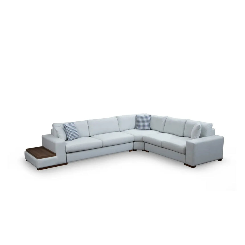 Loop Ecksofa in Weiß, 363x282 cm - ZEN ZONE Furniture