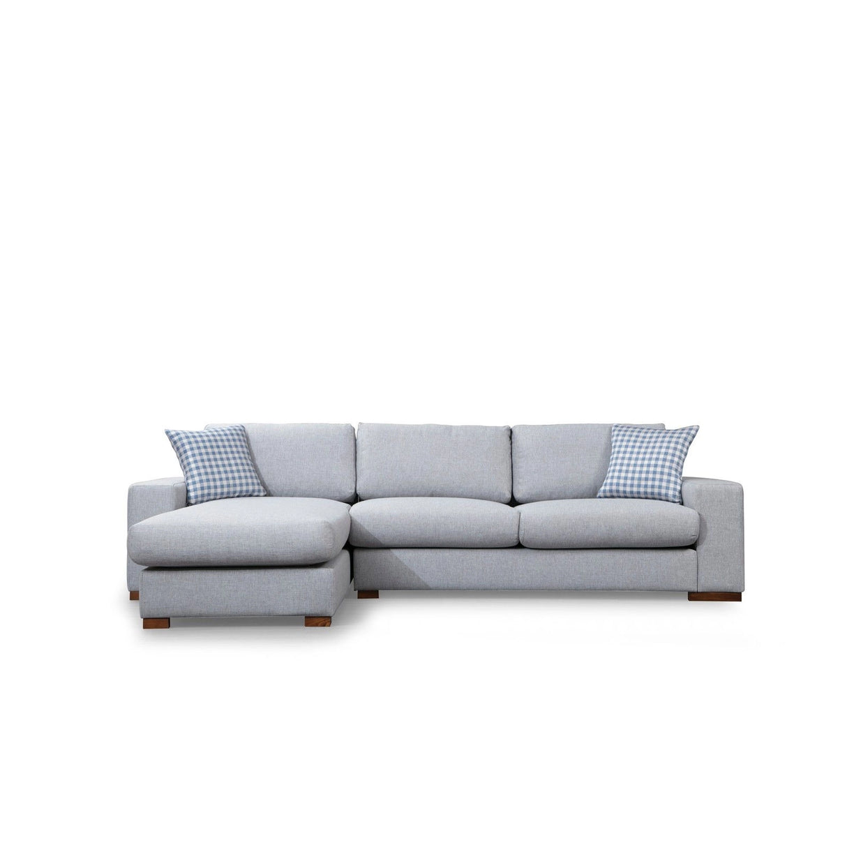 Loop Ecksofa, Linke Seite, in Hellgrau, 290x194 cm von Atelier Del Sofa – Bild 3