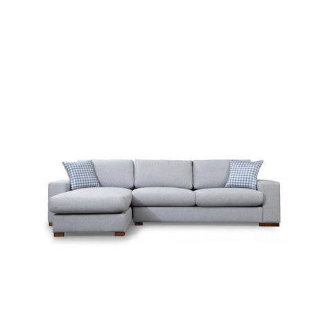 Loop Ecksofa, Linke Seite, in Hellgrau, 290x194 cm von Atelier Del Sofa – Bild 3