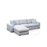Loop Ecksofa, Linke Seite, in Hellgrau, 290x194 cm von Atelier Del Sofa – Bild 5