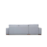 Loop Ecksofa, Linke Seite, in Hellgrau, 290x194 cm von Atelier Del Sofa – Bild 7