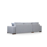 Loop Ecksofa, Linke Seite, in Hellgrau, 290x194 cm von Atelier Del Sofa – Bild 8