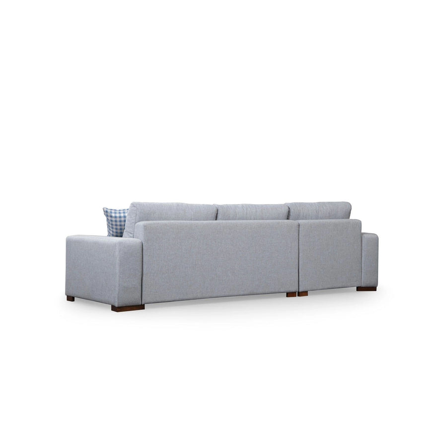 Loop Ecksofa, Linke Seite, in Hellgrau, 290x194 cm von Atelier Del Sofa – Bild 8