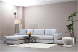 Loop Ecksofa, Linke Seite, in Hellgrau, 322x194 cm von Atelier Del Sofa – Bild 3