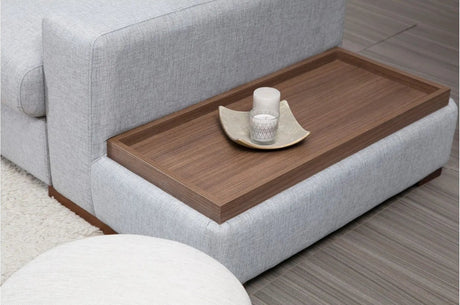 Loop Ecksofa, Linke Seite, in Hellgrau, 322x194 cm von Atelier Del Sofa – Bild 4
