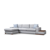 Loop Ecksofa, Linke Seite, in Hellgrau, 322x194 cm von Atelier Del Sofa – Bild 6