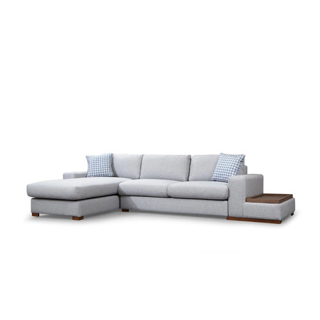 Loop Ecksofa, Linke Seite, in Hellgrau, 322x194 cm von Atelier Del Sofa – Bild 6