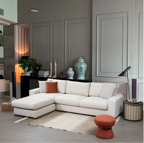 Loop Ecksofa, Linke Seite, in Weiß, 270x194 cm von Atelier Del Sofa – Bild 3