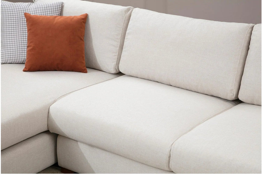 Loop Ecksofa, Linke Seite, in Weiß, 270x194 cm von Atelier Del Sofa – Bild 6