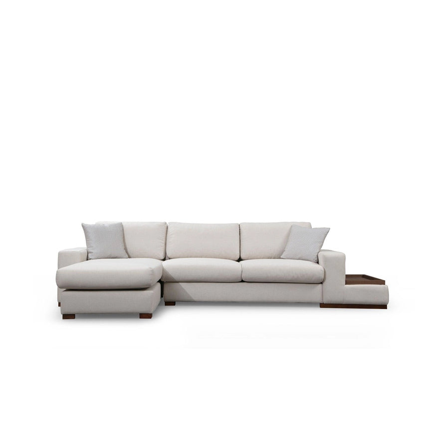 Loop Ecksofa, Linke Seite, in Weiß, 312x194 cm von Atelier Del Sofa – Bild 5