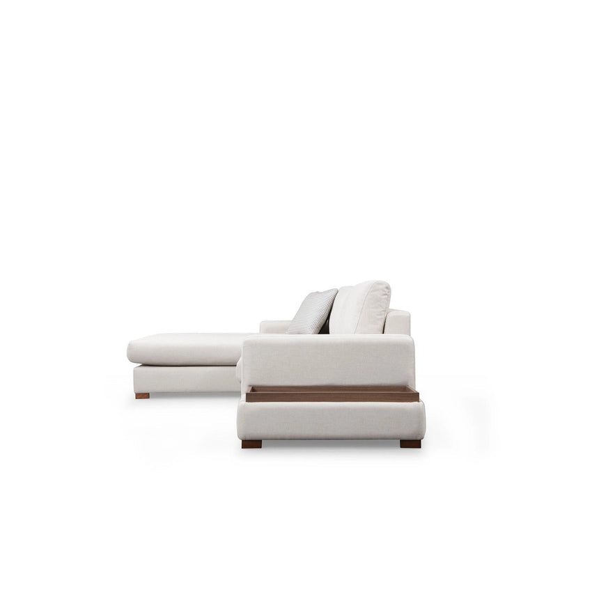Loop Ecksofa, Linke Seite, in Weiß, 312x194 cm von Atelier Del Sofa – Bild 8
