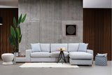 Loop Ecksofa, Rechte Seite, in Hellgrau, 322x194 cm von Atelier Del Sofa – Bild 2